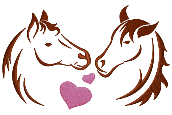 A Cohesive Embroidery Review: Two Horses in Love