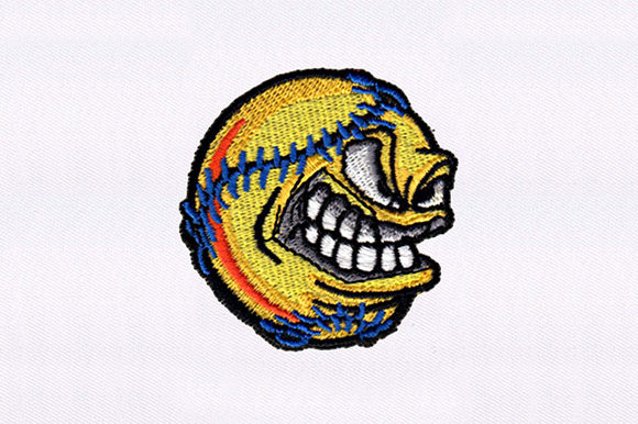 A Frantic Baseball Embroidery Design for Meaningful Handmade Gifts