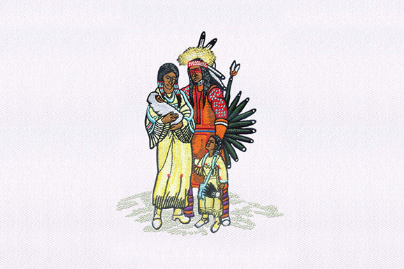 A Professional Review of the Chief and Family Embroidery Design