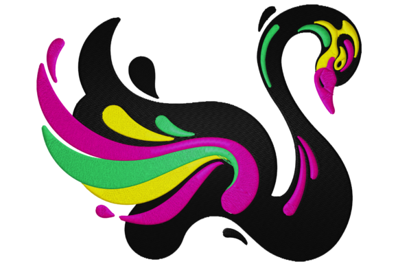 Is This Black Swan Embroidery Design Worth Your Thread?