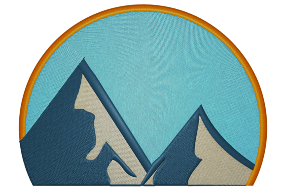Mountain Landscape Embroidery Design: A Designer’s Review for Personalized Gifts