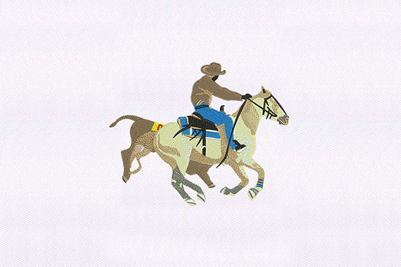 Racing Cowboy Embroidery Design: A Designer's Review
