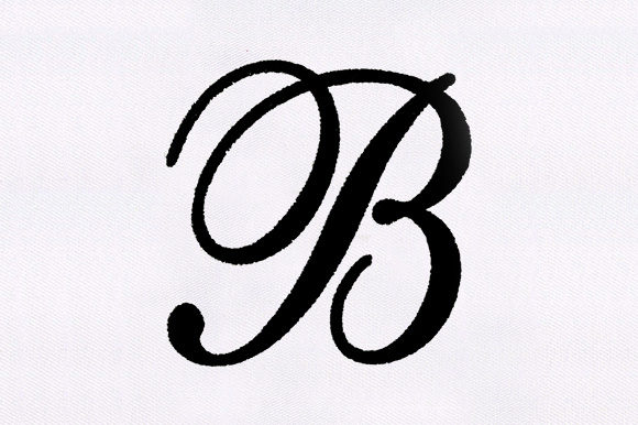 Reviewing the 'Fancy B' Wedding Monogram Embroidery Design