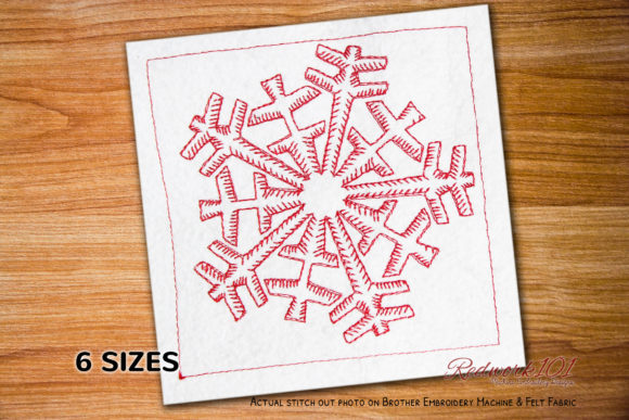 Snowflake Lineart Redwork: A Seller’s Honest Evaluation